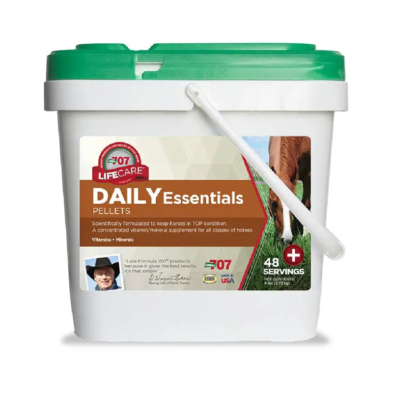 Formula 707 Daily Essentials Horse Vitamins & Minerals Supplement, 6 lb, 48 Servings