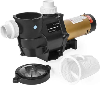 XtremepowerUS 2HP Variable-Speed In-Ground Pool Pump — 230V High-Flow Design with Slip-On Fitting & Energy-Efficient Operation