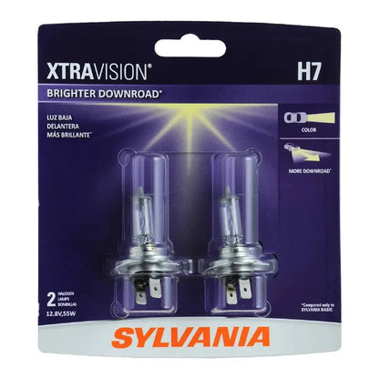 Sylvania XtraVision H7 Halogen Headlight Bulbs (2-Pack)