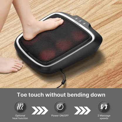 RENPHO Foot Massager with Heat, Shiatsu Heated Electric Foot Massager