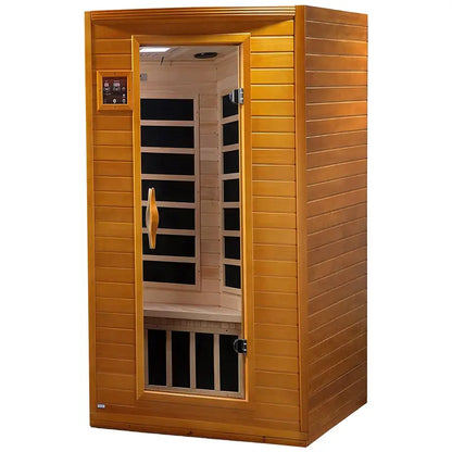 Dynamic Saunas Andora 2-Person FAR Infrared Sauna  Low EMF, Canadian Hemlock