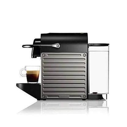 Nespresso Pixie Espresso Machine by Breville  Compact Titanium-Finish Coffee Maker