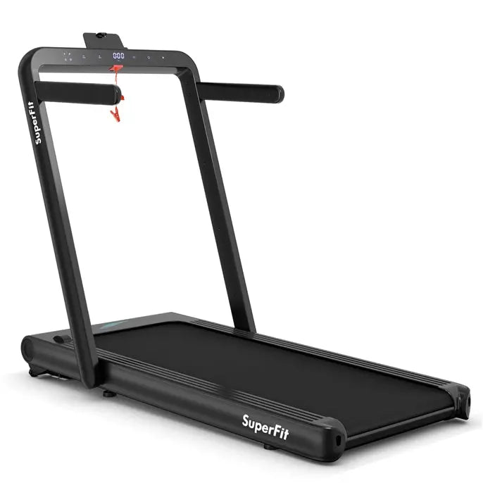 Dual-Function Folding Treadmill  4.75HP Under-Desk Model with App Compatibility