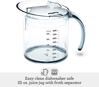 Breville BJE200XL Juice Fountain Compact — Centrifugal Juicer with 25 oz Capacity and Stainless Steel Design