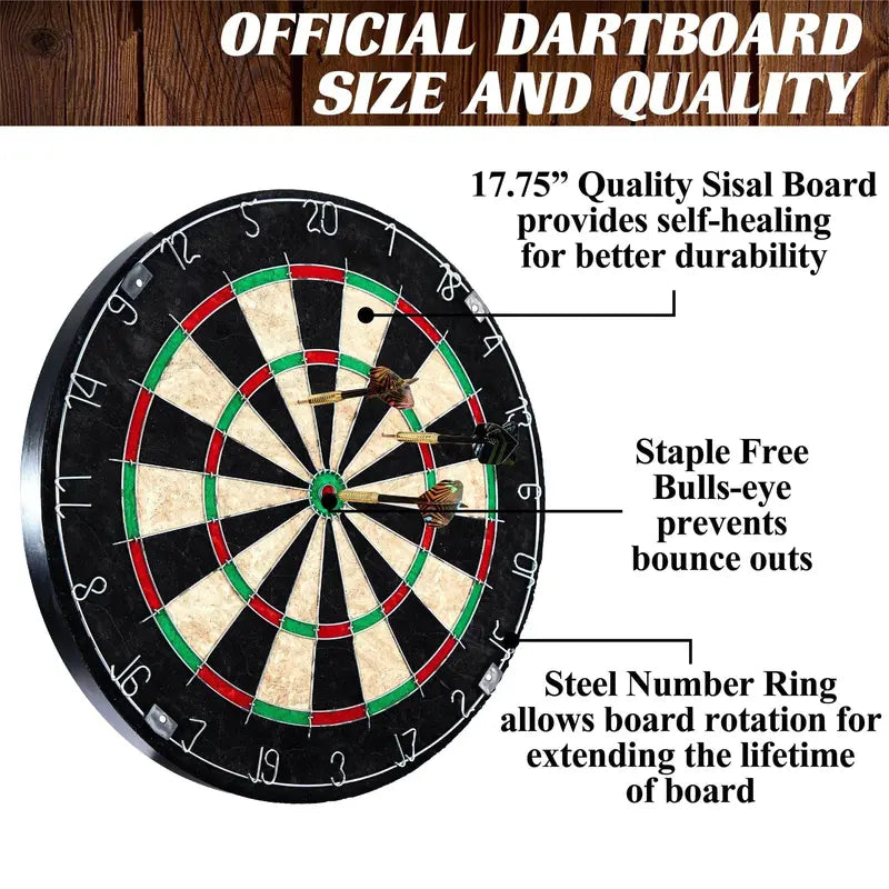 Barrington Billiard 84-Inch Arcade-Style Pool Table with Included Dartboard Set (Green Finish)
