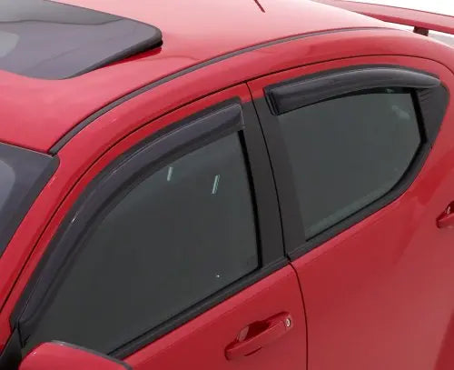 AVS 07-18 Jeep Patriot Ventvisor Outside Mount Window Deflectors 4pc  Smoke