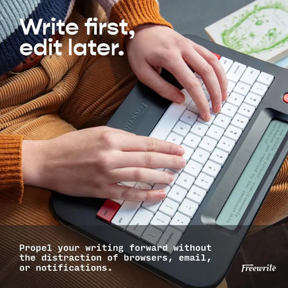 Freewrite Alpha E-Ink Digital Typewriter with Backlit Display and Cloud Sync