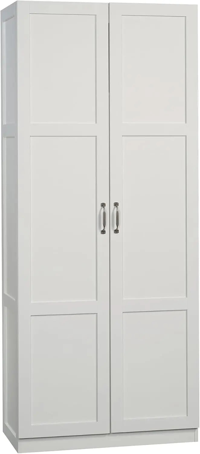 Sauder Cinnamon Cherry Pantry Cabinet  29.6¡åW x 16¡åD x 71.5¡åH Kitchen Storage Solution