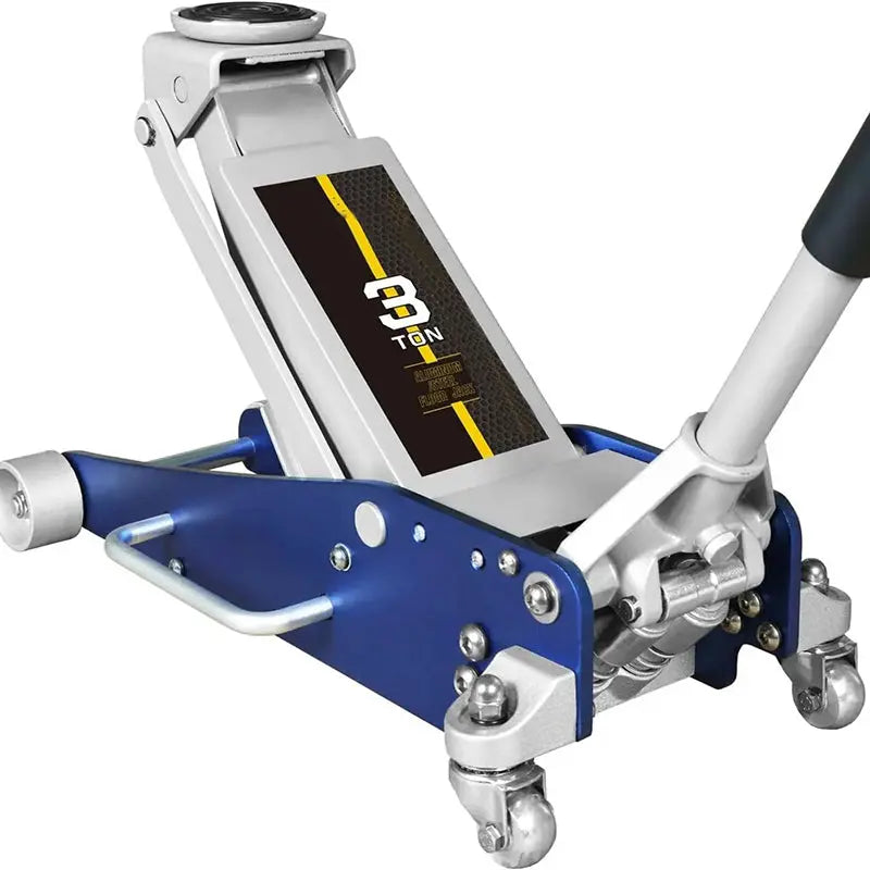 Dual-Pump Quick-Lift Hydraulic Floor Jack  Heavy-Duty Steel Construction