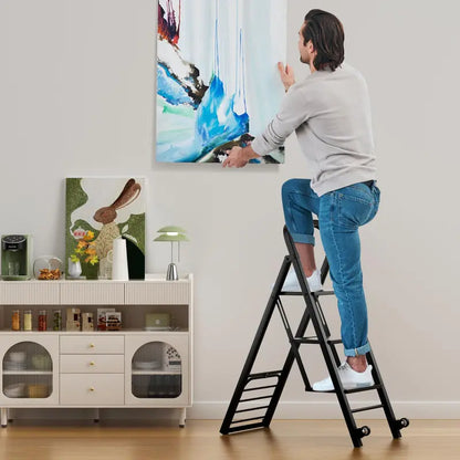 2-in-1 Multi-Function Hand Truck Dolly & Step Ladder