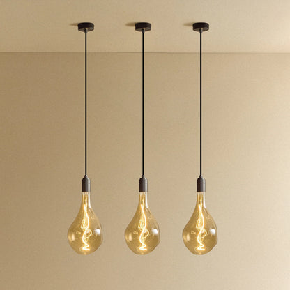 Voronoi III Pendant Light in Graphite - Set of 3
