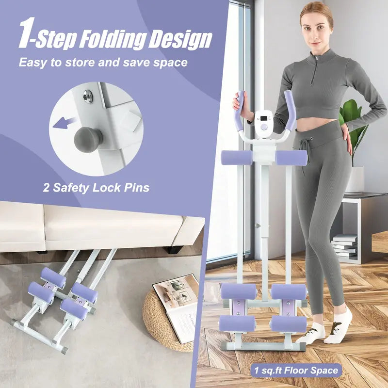 Foldable Abdominal Core Trainer for Targeted Strength Training