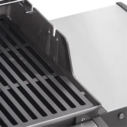 Portable 2-Burner Liquid Propane Grill  Compact Black Outdoor Cooking Station