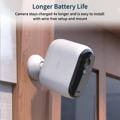 Arlo Essential XL Wireless Outdoor Security Camera, 1080p HD, 4X Battery, Spotlight, Siren, Color Night Vision, Weather Resistant