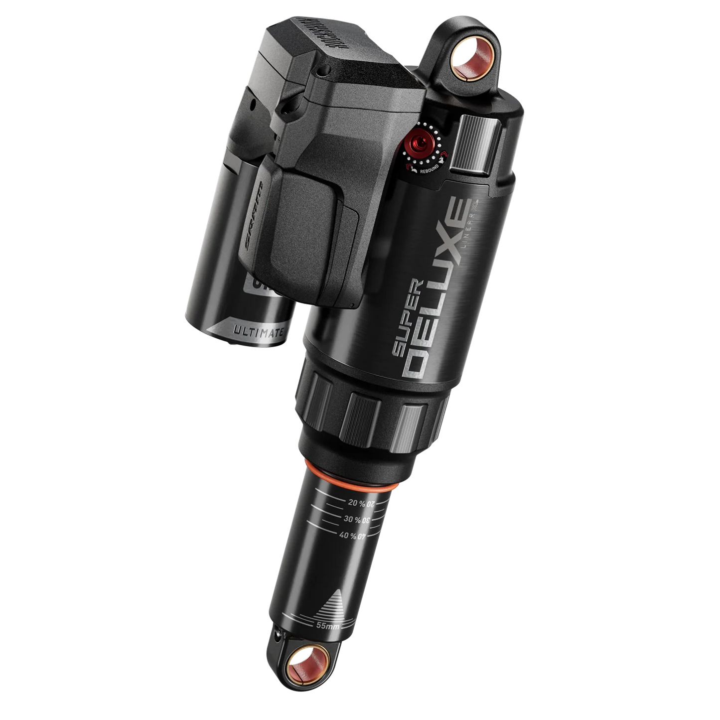 Amortisseur ROCKSHOX SUPER DELUXE ULTIMATE FLIGHT ATTENDANT RC3 HBO LINEAR XL D1 pour Specialized Levo SL S2-S6 2022+