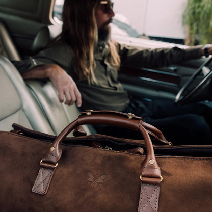 Suede S.C Holdall - Tobacco Brown