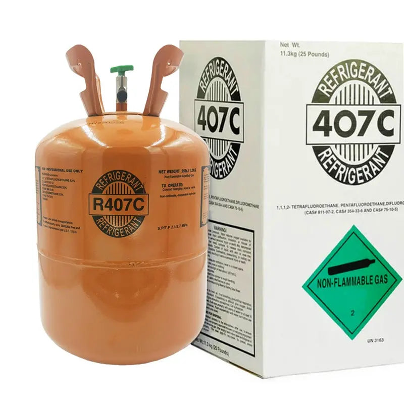 25 lb R407C Refrigerant  Widely Used Retrofit Alternative for R22 in Air Conditioning