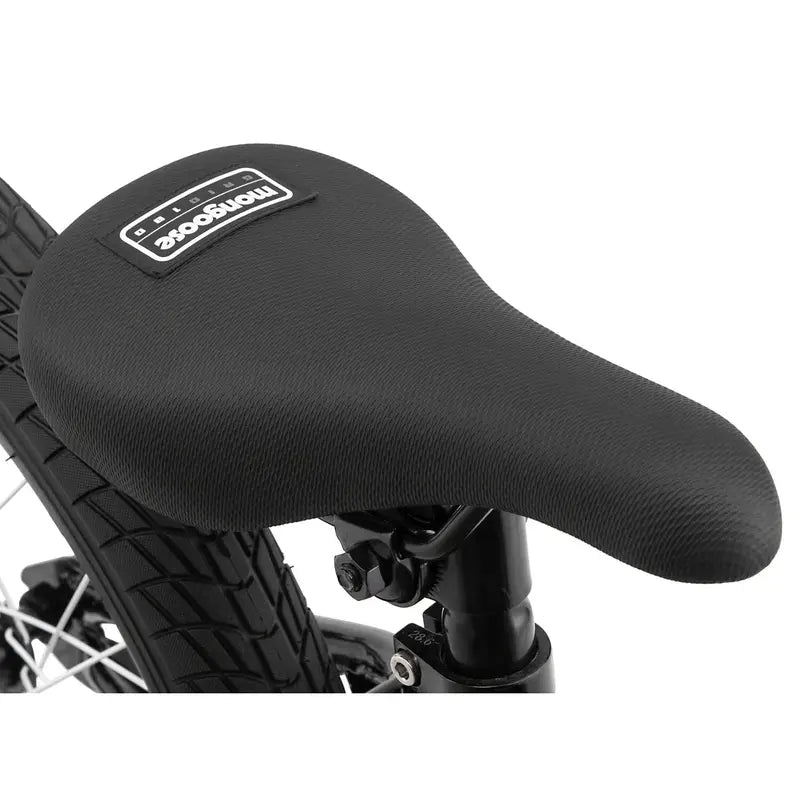 Mongoose Grid 180 BMX Freestyle Bike  20-Inch Wheels, Single-Speed, Matte Black Finish