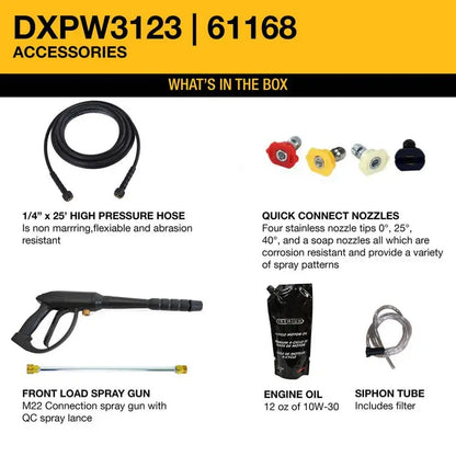 DEWALT 3100 PSI at 2.3 GPM Honda Cold Water Professional Gas Pressure Washer DXPW3123