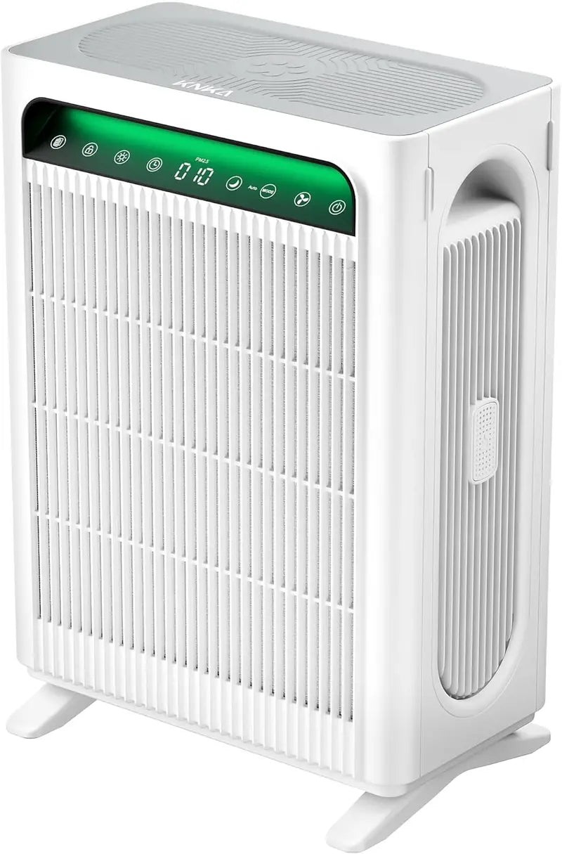 KNKA APH4000 Air Purifier: HEPA + Washable Pre-Filter, AQI Display & ECO/Sleep/Pet Modes for Medium Rooms up to 1,695 sq. ft
