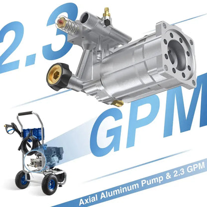 Efurden 3500 PSI Gas-Powered Pressure Washer  209cc Engine, 2.3 GPM, 4-Position Nozzle for Outdoor Cleaning