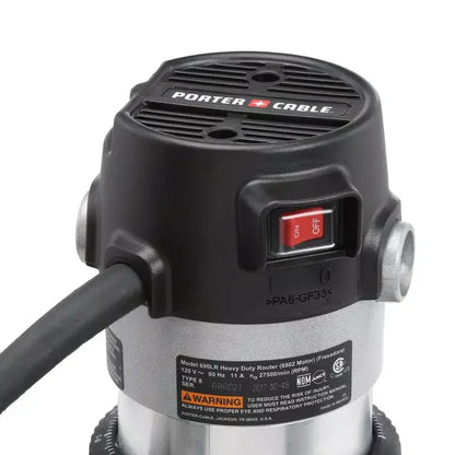 PORTER-CABLE 690LR Fixed-Base Router  11-Amp Precision Woodworking Tool