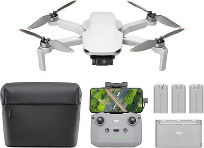 DJI Mini 4K Drone for Adults — Ultra-Compact 4K UHD Camera, 3-Axis Gimbal, 10 km Transmission, 31-Min Flight Time