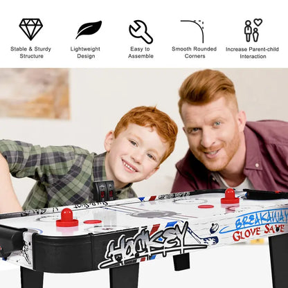 Air-Powered LED Hockey Table with Electronic Scoring System