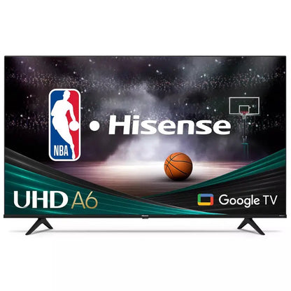 Hisense 65″ A6 Series 4K UHD Smart TV  Google TV OS, Dolby Vision HDR, Built-in Chromecast, Streaming-Optimized Display