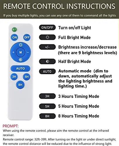 450W Solar-Powered Outdoor Flood Light with Remote & Dusk-to-Dawn Sensor