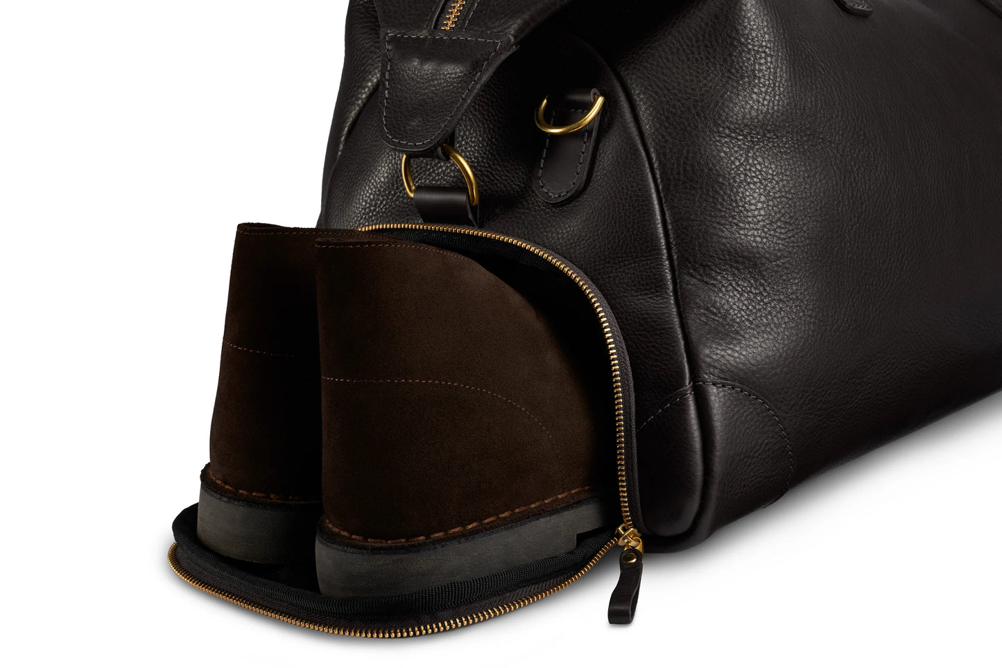 Leather Weekender - Black