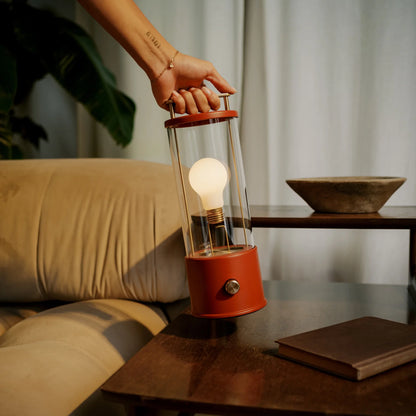 The Muse 2.0 Portable Lamp in Pomona Red