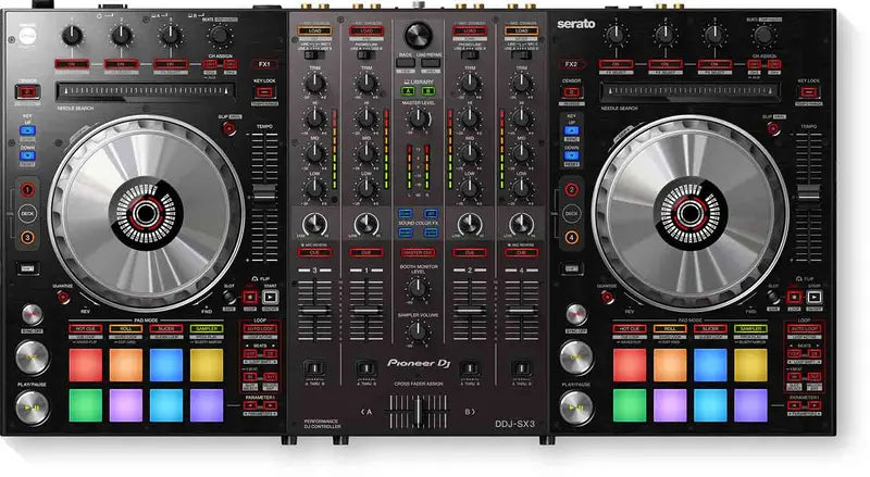 B-Stock Pioneer DJ DDJ-SX3 4-Channel Serato DJ Pro Controller  Certified Refurbished