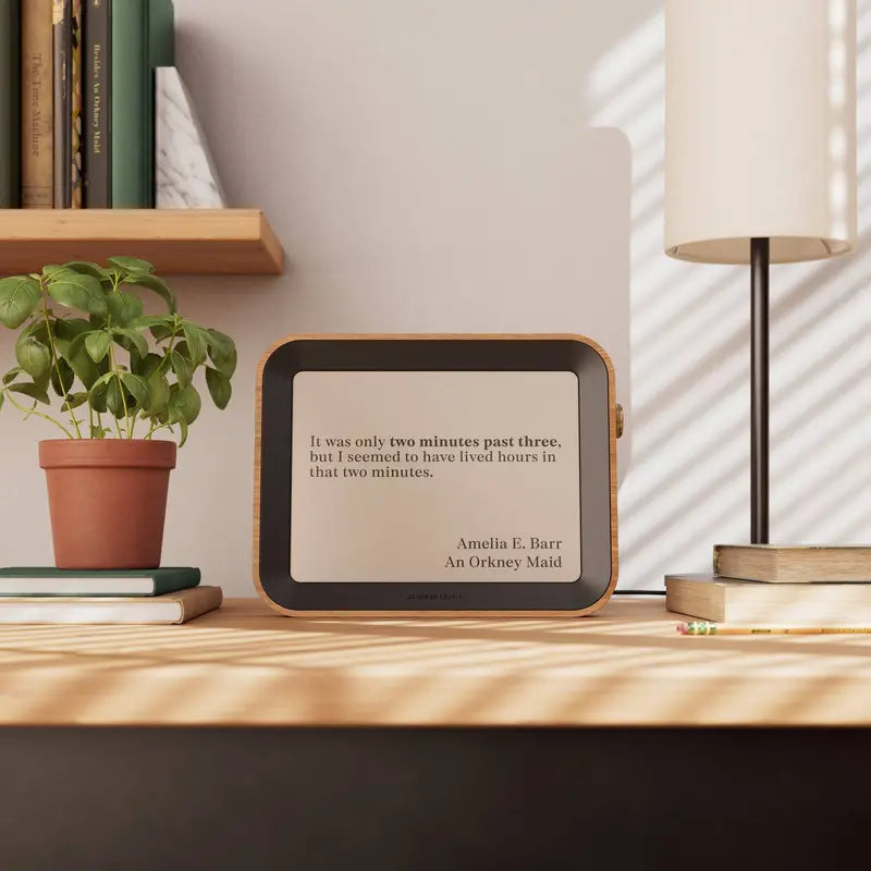 Author Clock  Large Format Literary-Themed Wall Clock