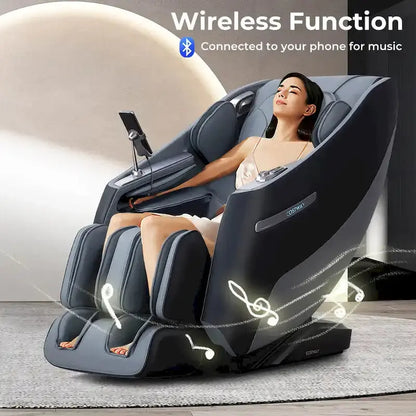 Costway Full-Body SL-Track Zero Gravity Massage Chair with Targeted Lumbar Relief