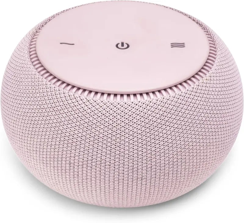 Dusk Smart White Noise Machine with Real Fan, Non-Looping Sound, Adjustable Tone & Volume, Remote App Control, Travel Case Included