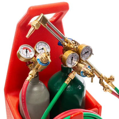 XtremepowerUS Victor-Style Oxy-Acetylene Welding Torch with Regulator Set
