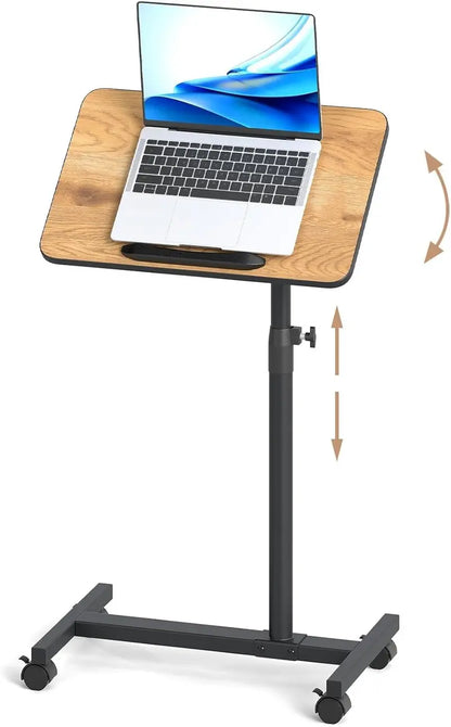 Adjustable Overbed Table for Medical Use  Hospital-Grade Bedside Tray with Height Control