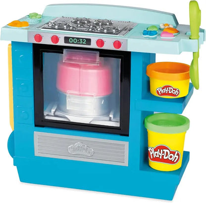 Hasbro Play-Doh Kitchen Creations Rising Cake Oven Playset  Preschool Kitchen Toy for Kids Aged 3+