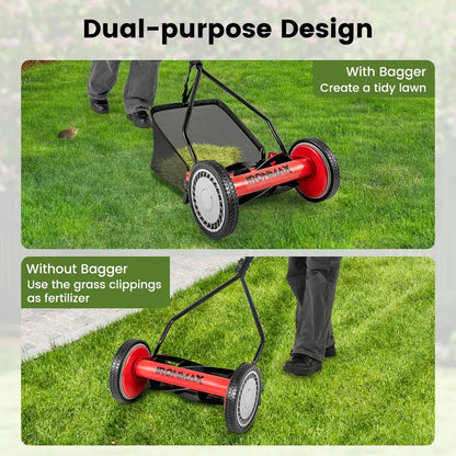 14-Inch Cordless Walk-Behind Grass Trimmer  5-Blade Precision Cutting System