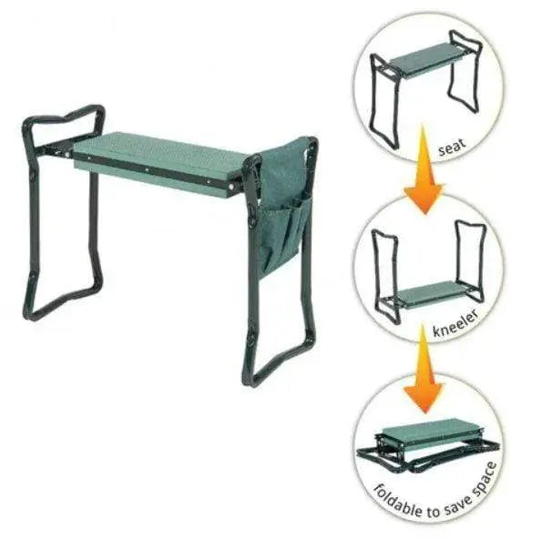 Ergonomic Folding Gardener’s Kneeling Bench  Portable Support for Planting & Weeding