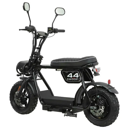 Swoop Turbo 2000W Electric Moped  Black High-Performance E-Bike with Pedal Assist