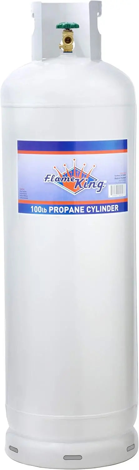 100-Lb Steel Propane Cylinder  POL Valve, Industrial-Grade, DOT-Certified for Residential & Commercial Use