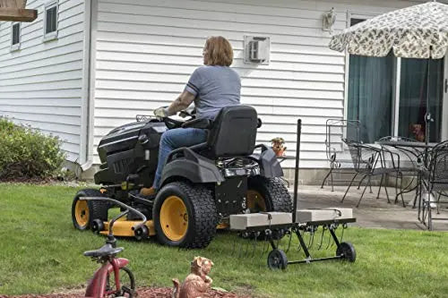 Agri-Fab Dual-Function Tow Spiker/Seeder & 40-Inch Dethatcher Combo Kit