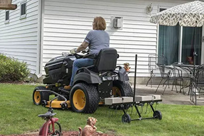 Agri-Fab Dual-Function Tow Spiker/Seeder & 40-Inch Dethatcher Combo Kit