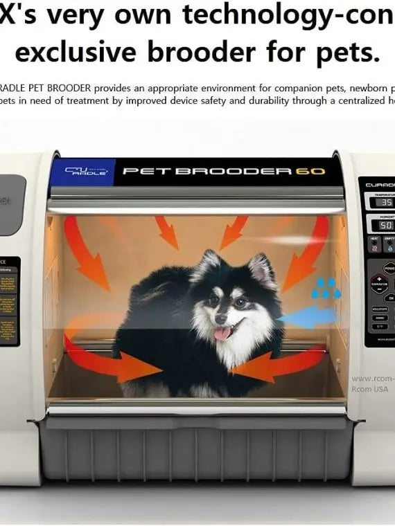 Curadle R-com MXB60N Pet Brooder with Bonus Tray, 2-Year Warranty  Incubators & Brooders