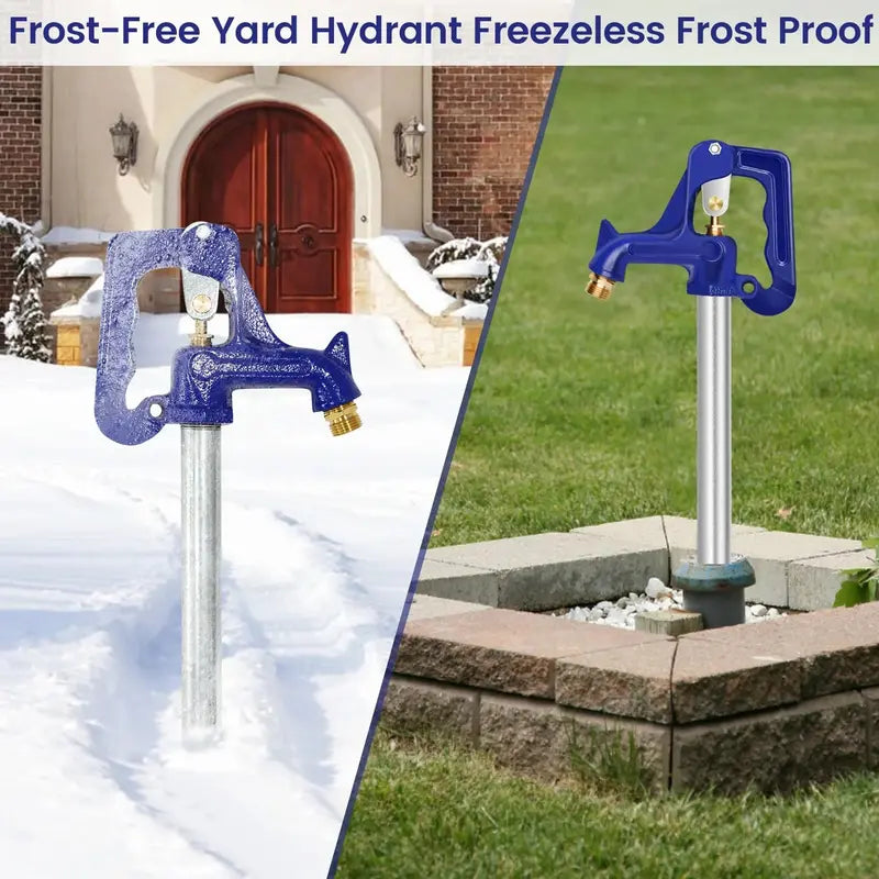 Ebusin 3-Foot Freeze-Resistant Frost-Proof Yard Hydrant for Outdoor Water Access