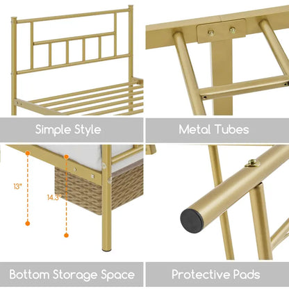 Yaheetech Headboard Footboard Platform Foundation