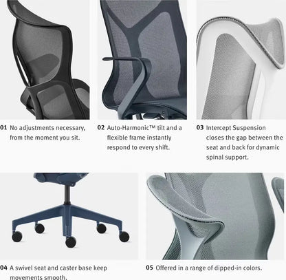 Herman Miller Cosm Low-Back Ergonomic Chair  Sleek, Adaptive Design for Dynamic Workspaces