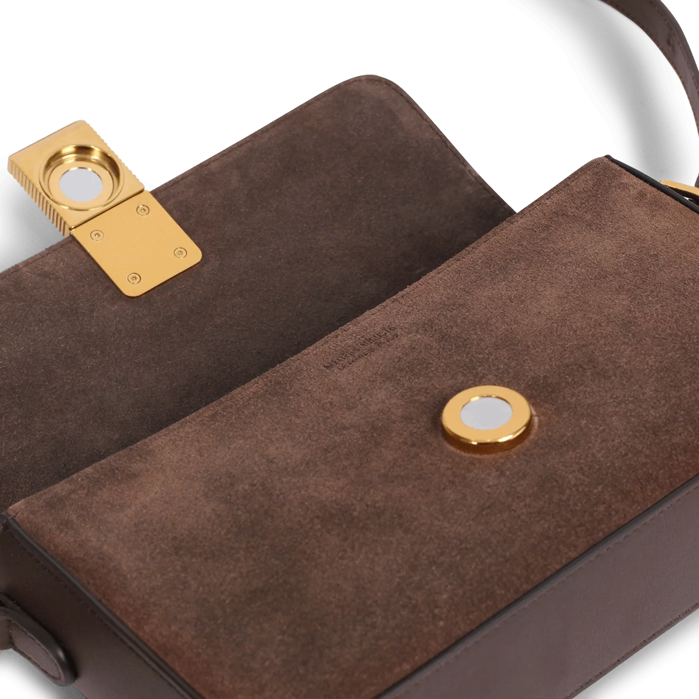 Monceau Baguette - Cuir Velours Chocolat